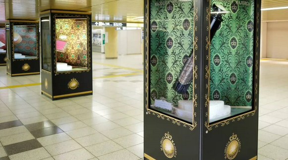 資生堂的戀愛魔鏡互動廣告。