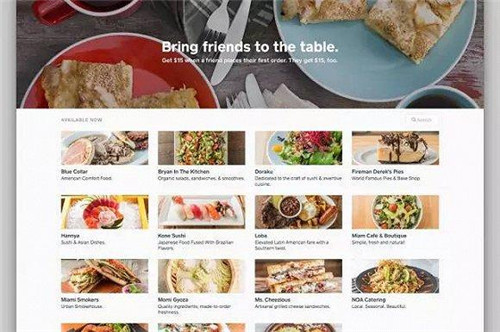 中高端外賣平臺cavier視覺上就不能輸