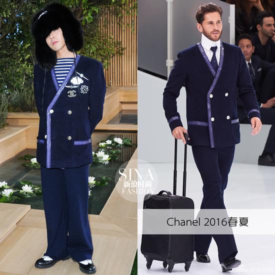 權志龍穿Chanel 2016春夏