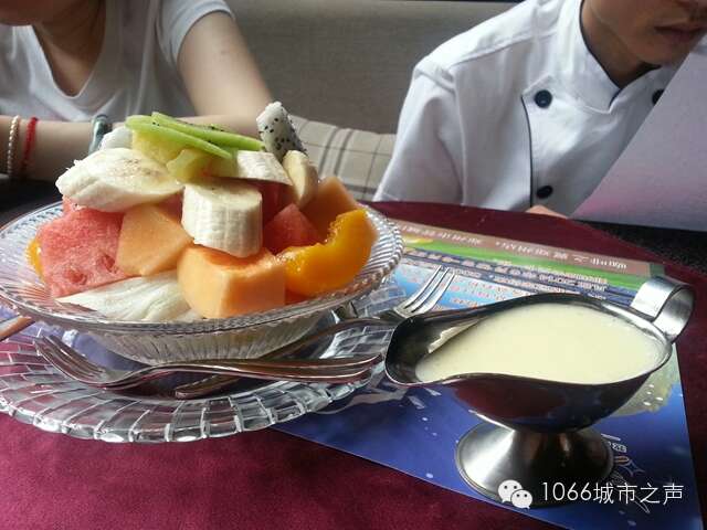 水果沙拉。真材實料。