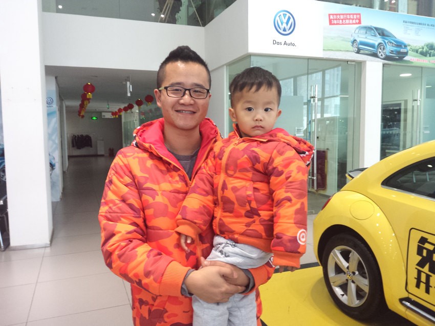 父子同款，瞧這給美的！