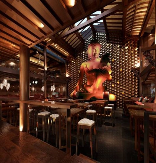 佛像“助陣”酒吧，爭議炸開鍋