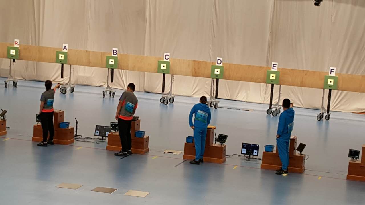 全運(yùn)會(huì)10米氣手槍混合團(tuán)體 何正陽、周瑩為河南再摘一銀