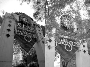 臺州溫嶺版“天上人間”（左）和北京版“天上人間”（右）相比，連店標都一模一樣