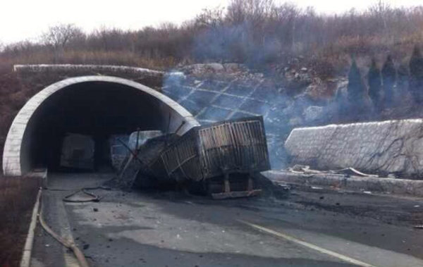 圖為事故現(xiàn)場。