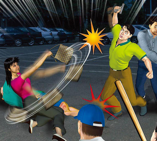 一名臺灣女子甘愿用肉身為男友擋子彈。（示意圖，來自臺媒）