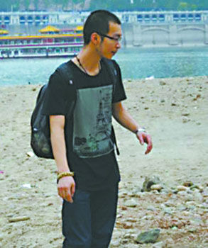 喜歡考古的小楊。受訪者供圖