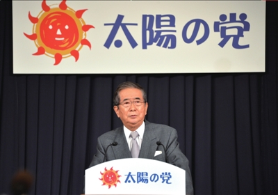 13日，日本東京，石原慎太郎召開新聞發(fā)布會(huì)，正式宣布新黨成立。圖/東方IC