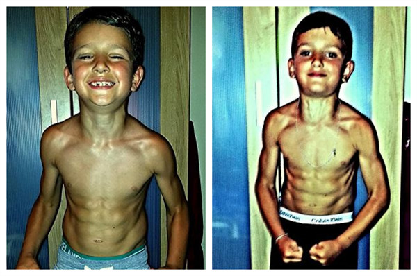 年僅8歲的布蘭登·布萊克因其完美的身型，被贊為迷你版的阿諾德·施瓦辛格。