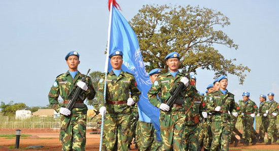 資料圖：中方將派遣700名官兵前往南蘇丹進行維和。