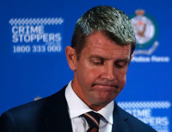 　新南威爾士州州長(zhǎng)Mike Baird出席新聞發(fā)布會(huì)。