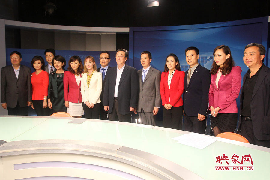 河南省委書記、省人大常委會主任郭庚茂視察河南人民廣播電臺 映象網(wǎng)記者邵恰 段晉哲/攝