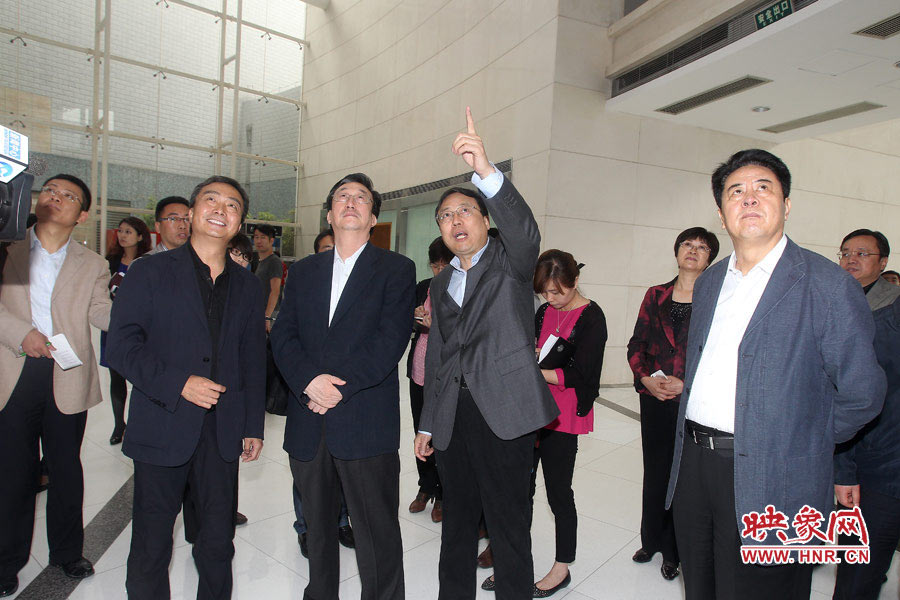 河南省委書記、省人大常委會主任郭庚茂視察河南人民廣播電臺 映象網(wǎng)記者邵恰 段晉哲/攝