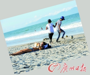 動靜皆宜的沙灘。