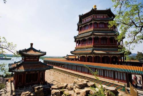 北方的皇家園林象征著盛世的繁華。