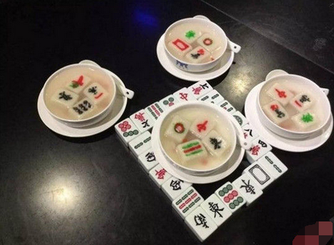 來碗清一色！火鍋店推出創(chuàng)意麻將湯圓