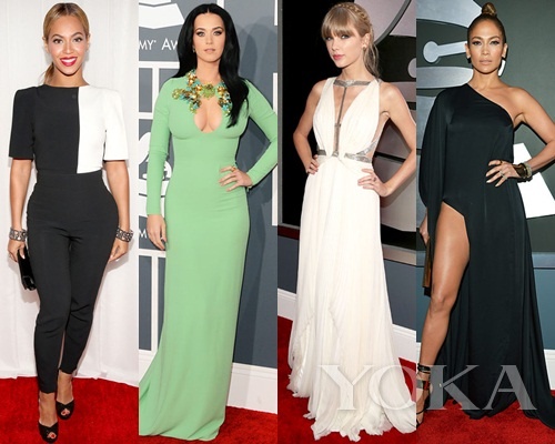 碧昂斯、凱蒂·佩里、泰勒·史薇芙特、珍妮弗·洛佩茲