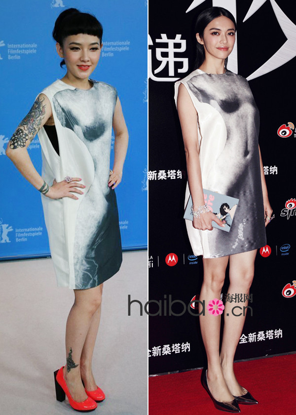 范曉萱姚晨撞衫 兩美妞詮釋Lanvin誰(shuí)更靠譜？