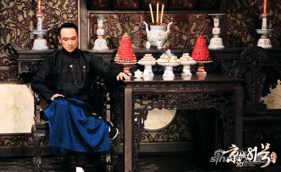 吳鎮(zhèn)宇飾演的霍家大少爺，正為二弟冥婚一事焦頭爛額