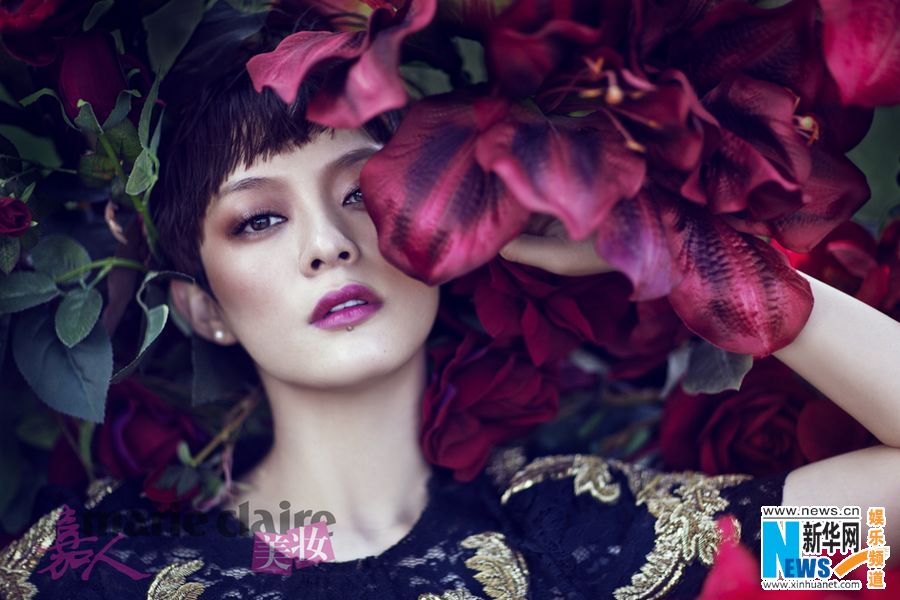 孫儷詮釋巴洛克風“花仙子” 肌膚嫩白身姿曼妙