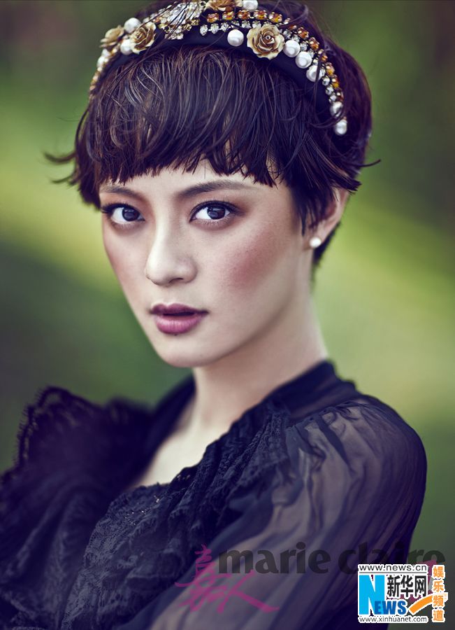 孫儷詮釋巴洛克風“花仙子” 肌膚嫩白身姿曼妙