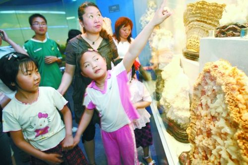 哇，地質(zhì)博物館里好多沒見過的??！