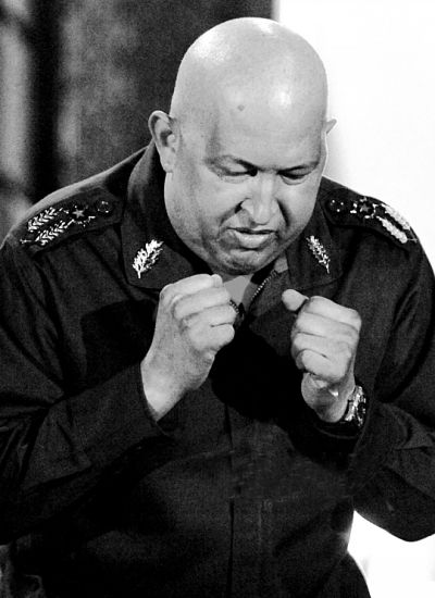 去年選舉期間，查韋斯造勢(shì)資料圖。