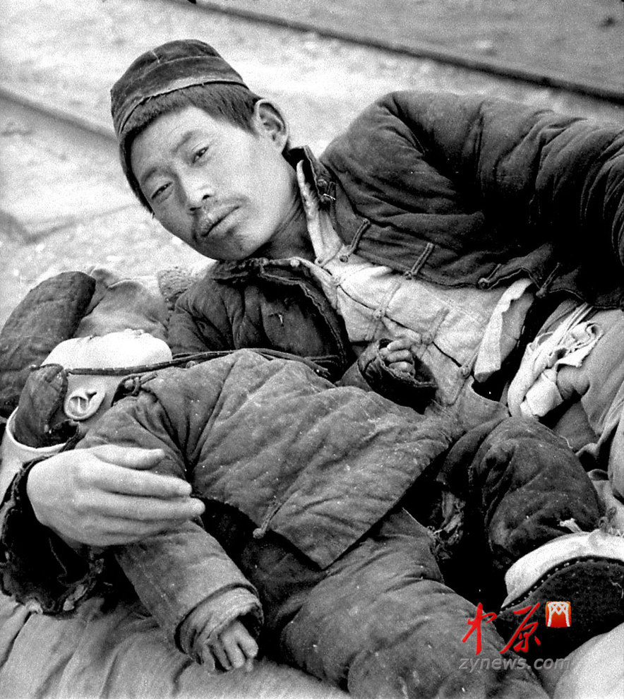 饑荒受災(zāi)者，父與子