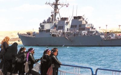 美國海軍“馬漢”號驅(qū)逐艦（資料圖片）。圖/CFP