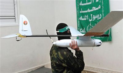 無人機(jī)：哈馬斯自制，在以領(lǐng)土上偵察時被擊落。