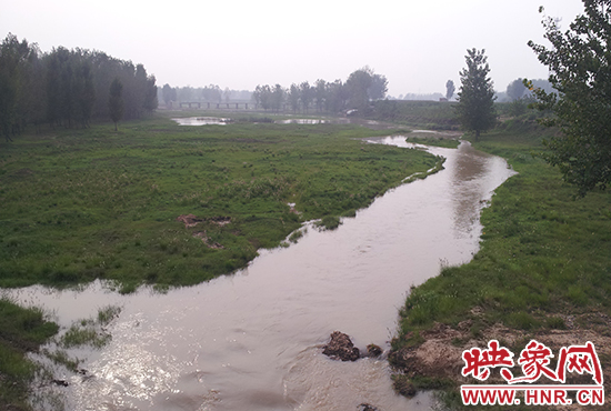 丹水入庫，干涸的白龜山水庫因為有了丹江細水的滋潤，漸漸有了生機。