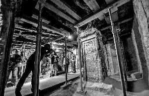 埃及首次向公眾開放的古埃及法老圖坦卡蒙乳母之墓內(nèi)景。