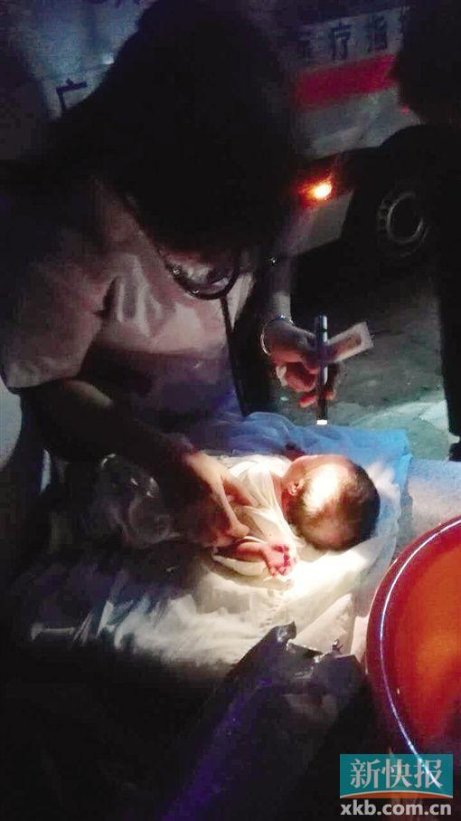 出生僅5天的男嬰被遺棄。 (受訪者供圖)