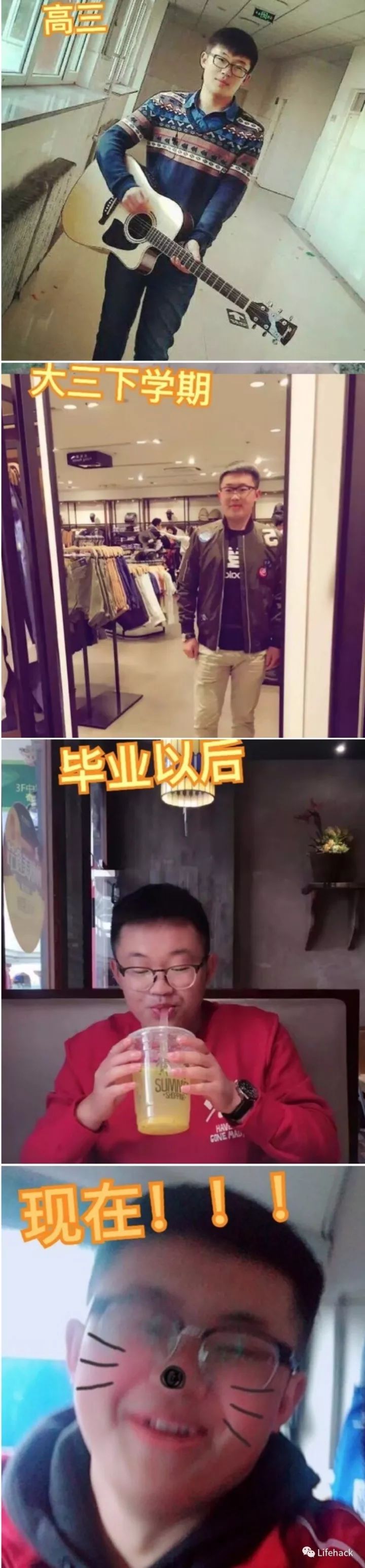 長胖20斤，臉型怎么變？這些例子看完扎心了！