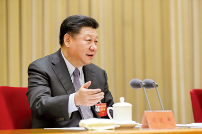 2017年12月28日至29日，中央農(nóng)村工作會議在北京舉行。習(xí)近平在會上發(fā)表重要講話。新華社記者 丁林 攝