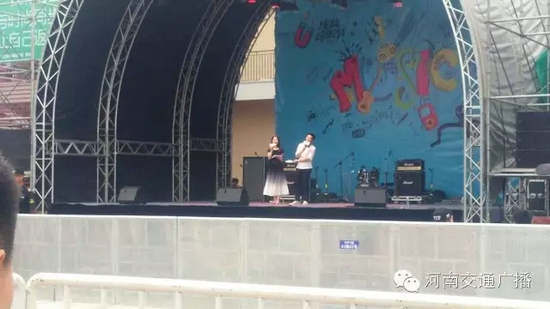 河南交通廣播主持人佳音、彎彎、朱浩都登上了優(yōu)放舞臺(tái)，優(yōu)放，交廣在這里！