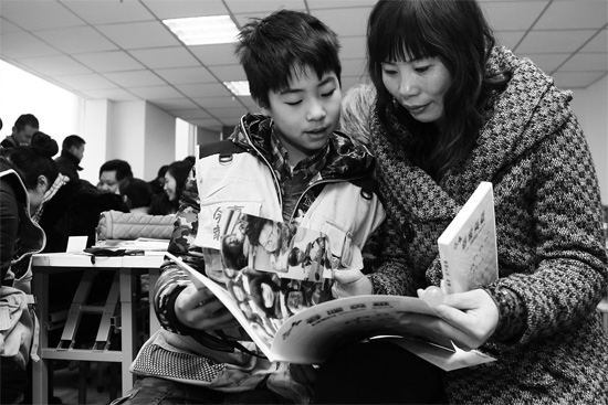 昨日的分享交流會上，孩子們的成長經(jīng)歷都被印成了小冊子