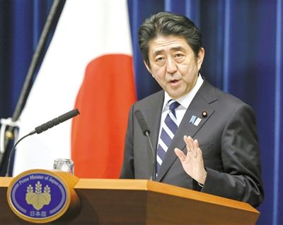  日本首相安倍晉三。