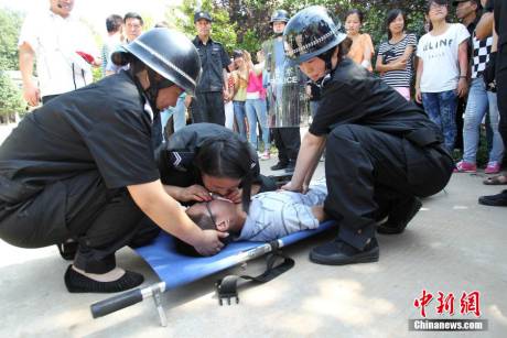 河南某景區(qū)成立女子反恐救援隊