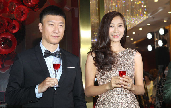 圖為孫紅雷、王駿迪夫婦。