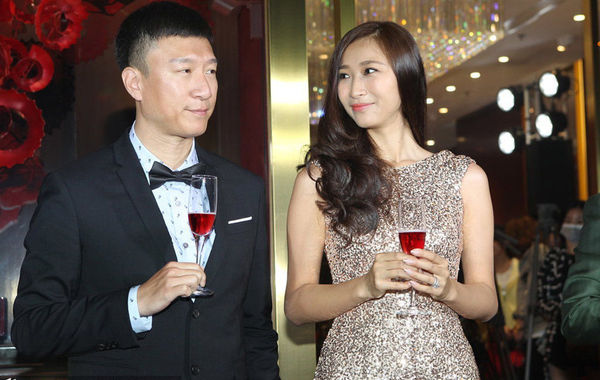 圖為孫紅雷、王駿迪夫婦。