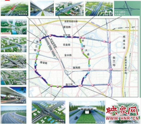 三環(huán)快速化工程方案圖。