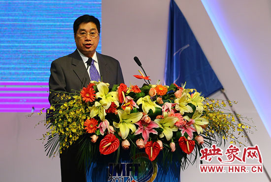 聯(lián)合國世界旅游組執(zhí)行主任祝善忠演講。