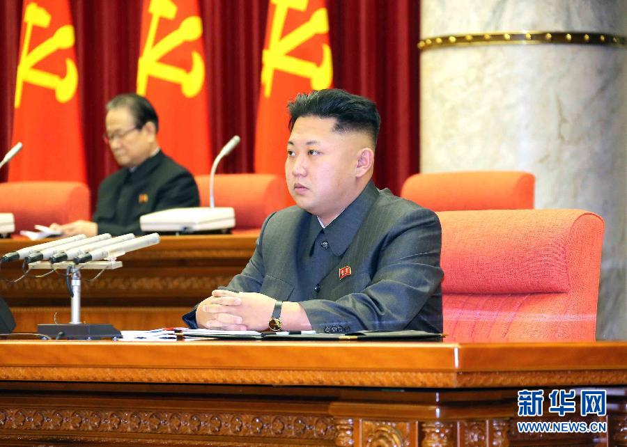 12月8日，在朝鮮平壤，朝鮮勞動黨第一書記金正恩出席并指導(dǎo)朝鮮勞動黨中央政治局擴大會議。