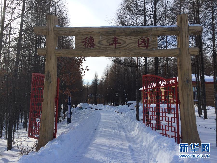 北山一隅的穗豐園（2013年12月8日攝）。新華社記者程子龍攝