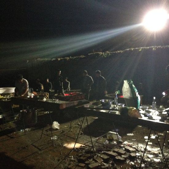 龍頭山鎮(zhèn)災(zāi)民安置點(diǎn)。澎湃新聞 程藝輝 圖