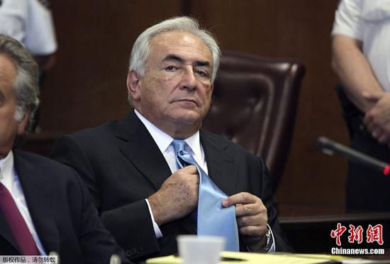 資料圖：前國際貨幣基金組織總裁斯特勞斯-卡恩。