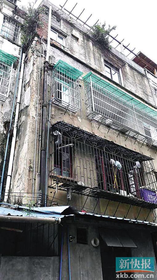 引發(fā)糾紛的是一套老舊房子。 新快報(bào)記者 尹政軍/攝