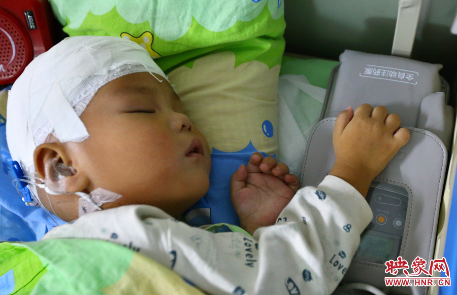 經(jīng)過(guò)手術(shù)，小龍病情已經(jīng)逐漸好轉(zhuǎn)，正在甜甜的熟睡