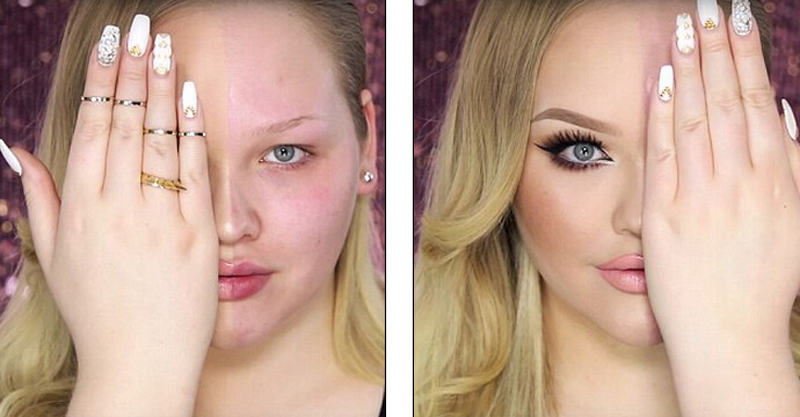 　左邊和右邊真的是一個(gè)人嗎？ （網(wǎng)頁截圖）